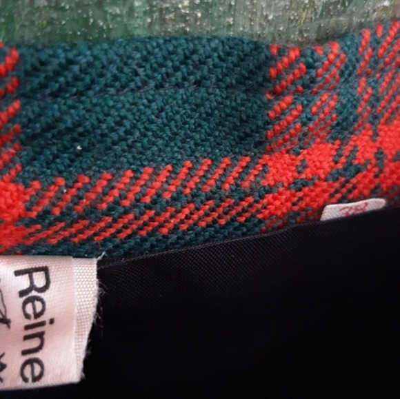 Vintage High Waist Plaid Pleated Skirt - Picture 14 of 16